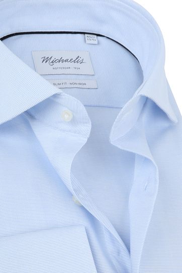 Michaelis Hemd Hellblau Extra Langarm SL7