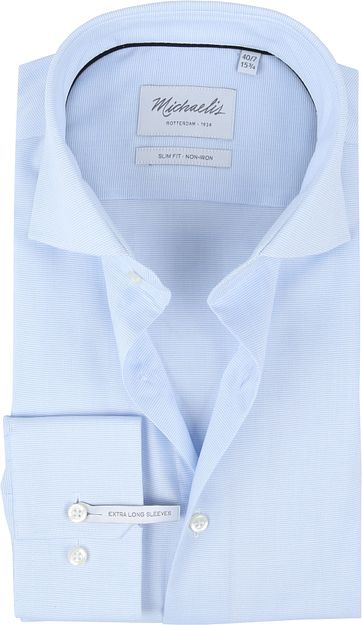 Michaelis Hemd Hellblau Extra Langarm SL7