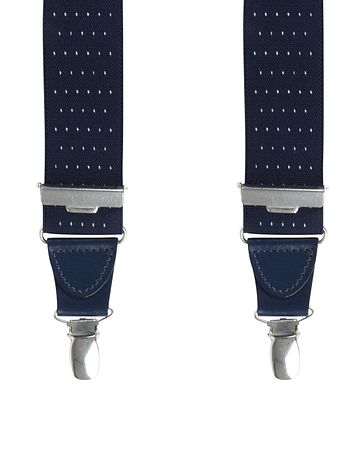 Michaelis Hosenträger Punkte Dunkelblau