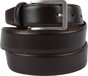 Michaelis Ledergürtel Dunkelbraun