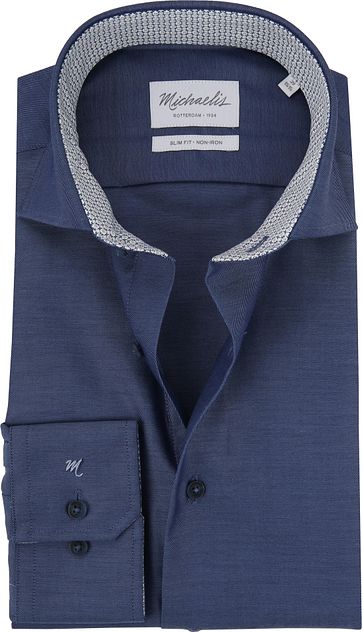 Michaelis Overhemd Navy SF 