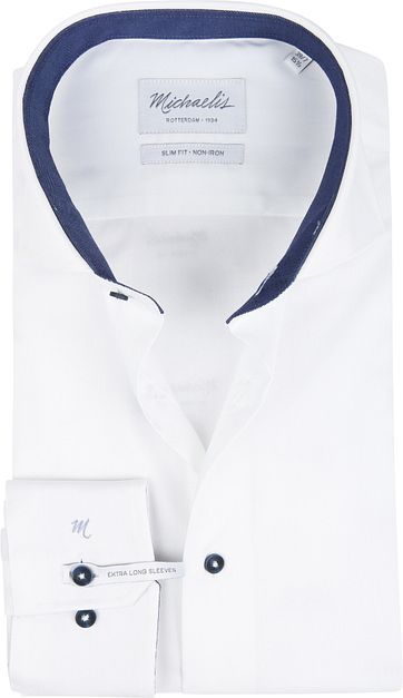 Michaelis Overhemd Non Iron Wit SL7