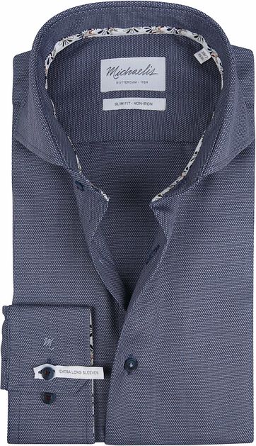 Michaelis Overhemd SF Navy SL7