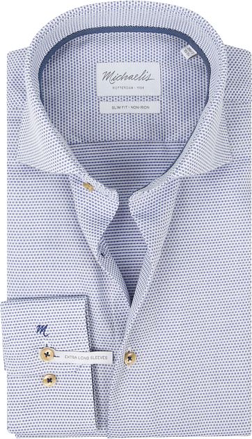 Michaelis Shirt Dobby Blue SL7