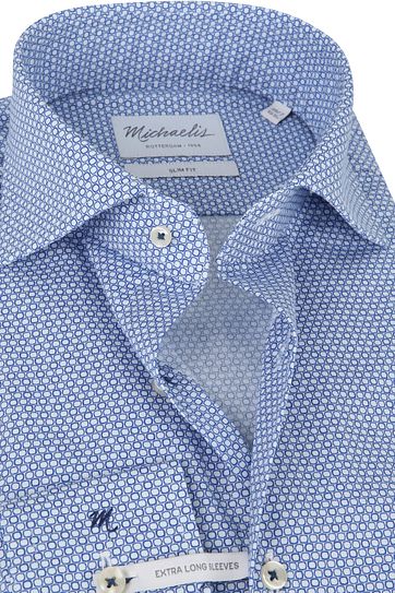 Michaelis Shirt Poplin Blue SL7