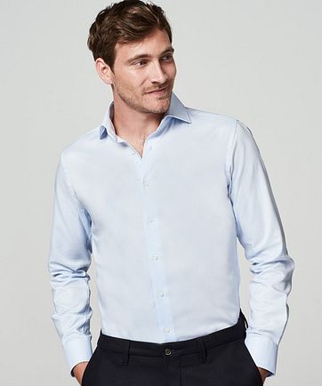 Michaelis Shirt Skinny Blue Dessin