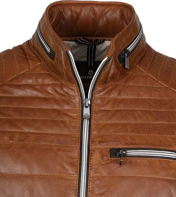 Milestone Terenzio Leather Cognac Jacket