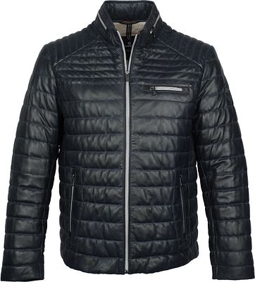 Milestone Terenzio Leather Dunkelblau Jacke