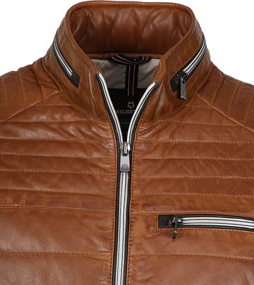 Milestone Terenzio Leather Jack Cognac