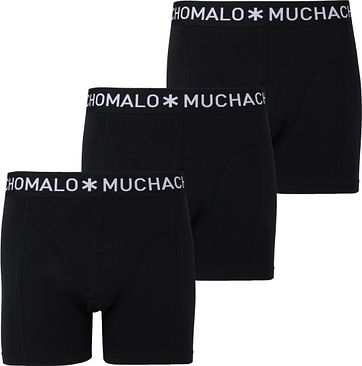 Muchachomalo Boxershorts 3-Pack Black 185