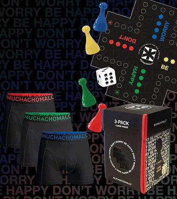 Muchachomalo Boxershorts 3-Pack Schwarz