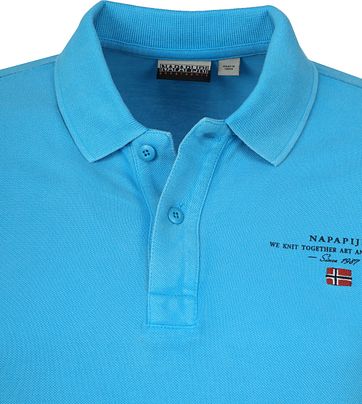 Napapijri Poloshirt Elbas 3 Turquoise