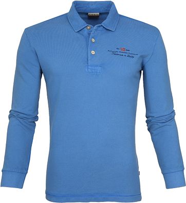 Napapijri Poloshirt Elbas LS Light Blue