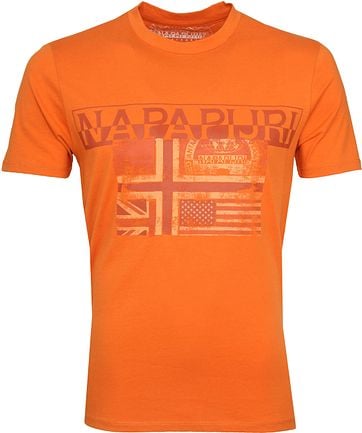 Napapijri Sawy T-shirt Orange