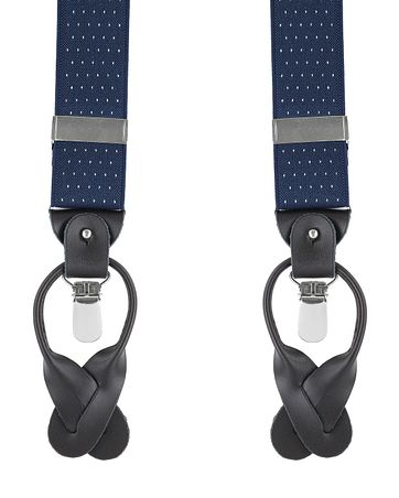 Navy-White Suspenders