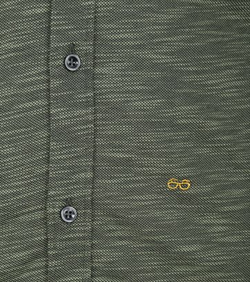 New In Town Casual Overhemd Donkergroen