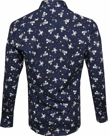 New In Town Jersey Shirt Flower Navy