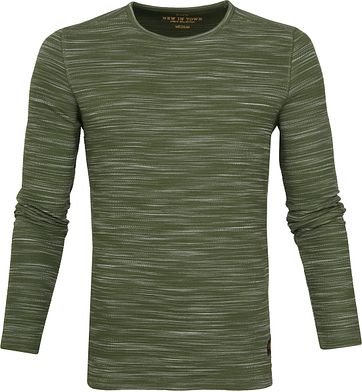 New In Town Pullover Striped Army