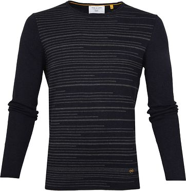 New In Town Pullover Striped Navy