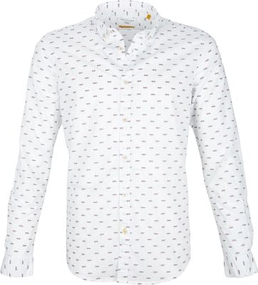 New In Town Shirt White Pattern