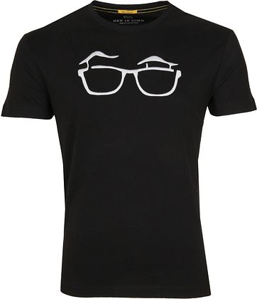 New in Town T-shirt Serafino Black