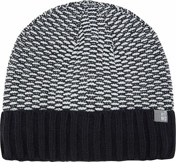 No-Excess Beanie Jacquard Dark Blue