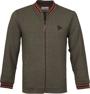 No-Excess Bomber Cardigan Armee