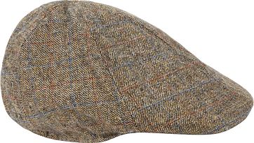 No Excess Flat Cap Melange Bruin