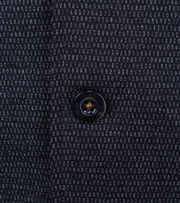 No Excess Gilet Printed Navy