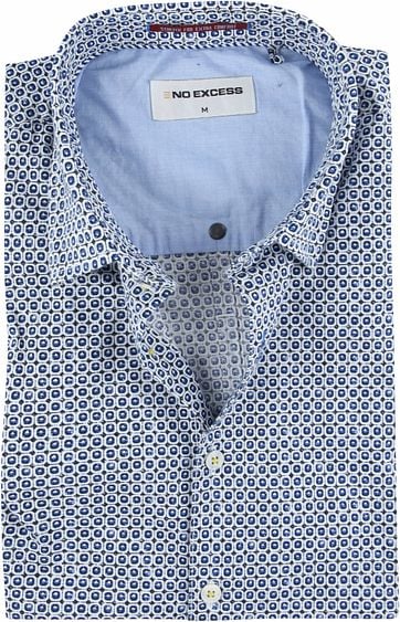 No-Excess Hemd Blau SS