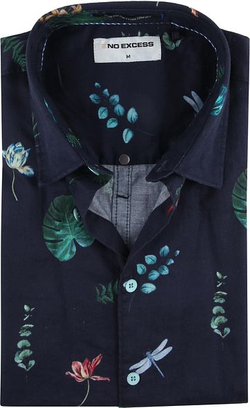 No-Excess Hemd Dunkelblau SS