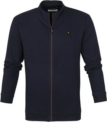 No-Excess Jacke Double High Neck Navy