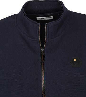 No-Excess Jacke Double High Neck Navy