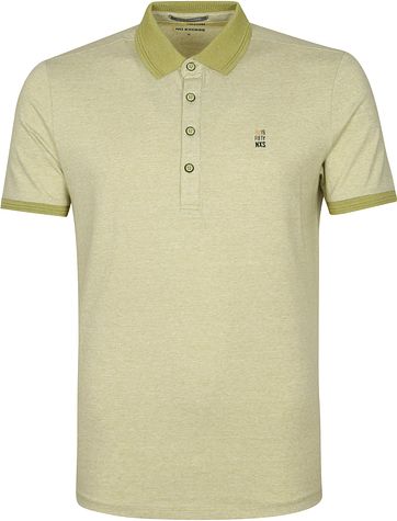 No-Excess Jacquard Polo Groen