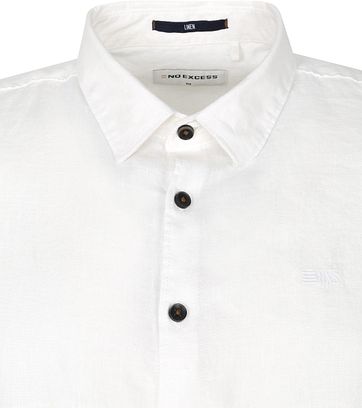 No-Excess Linen Shirt 11410234 White