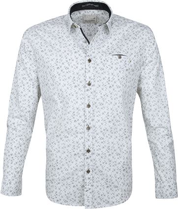 No-Excess Overhemd Dessin Wit