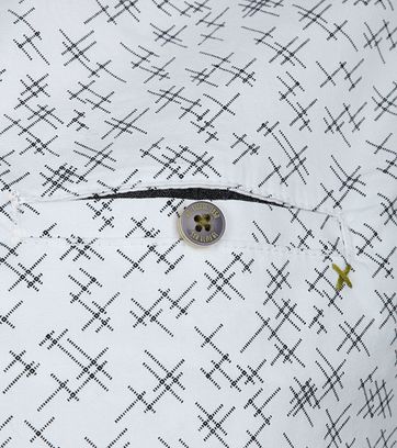 No-Excess Overhemd Dessin Wit