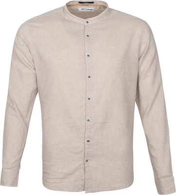 No-Excess Overhemd Granddad Khaki