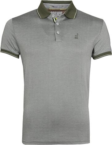 Noexcess No Excess Polo Jacquard Pique Groen noexcess kopen in de aanbieding