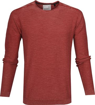 No-Excess Pullover Brick Red