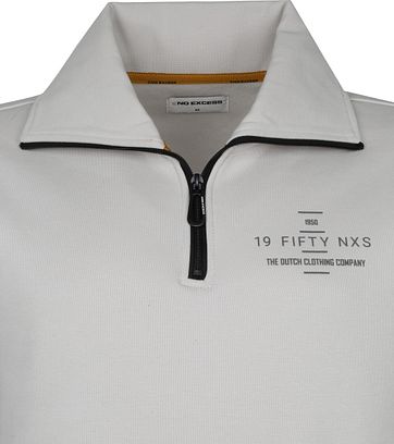 No-Excess Pullover Half Zip Beige