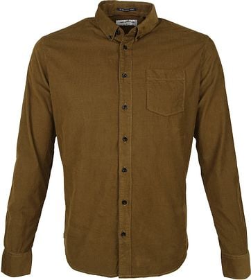 No-Excess Shirt Corduroy Brown