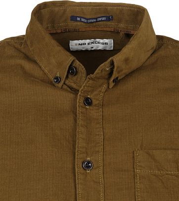 No-Excess Shirt Corduroy Brown