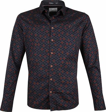 No-Excess Shirt Print Antraciet