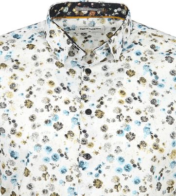 No-Excess Shirt Print Bouquet Multicolour