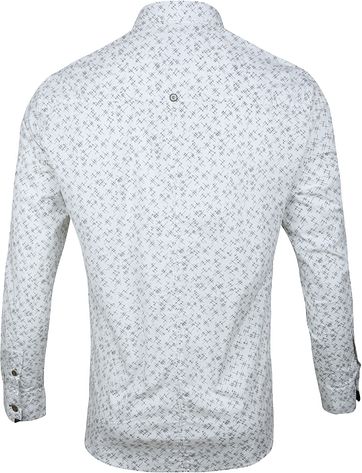 No-Excess Shirt Print Design White