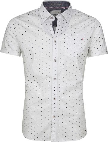 No-Excess Shirt SS Print White