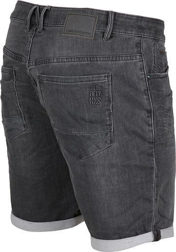 No-Excess Short Grijs Denim