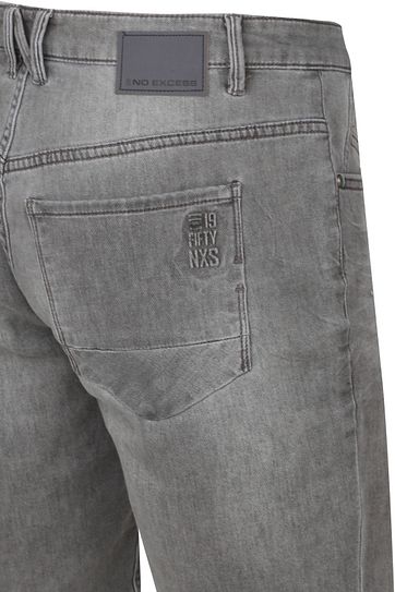 No-Excess Short Jog Stretch Grey Denim