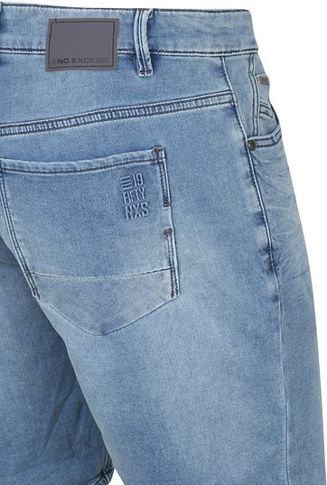 No-Excess Shorts Jog Stretch Bleach Denim